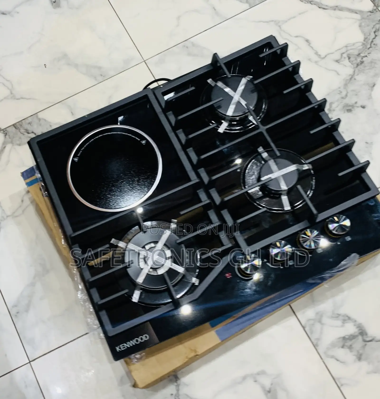 Just Order 60cm 3+1 Electric Kenwood Glass Hotplate Hob