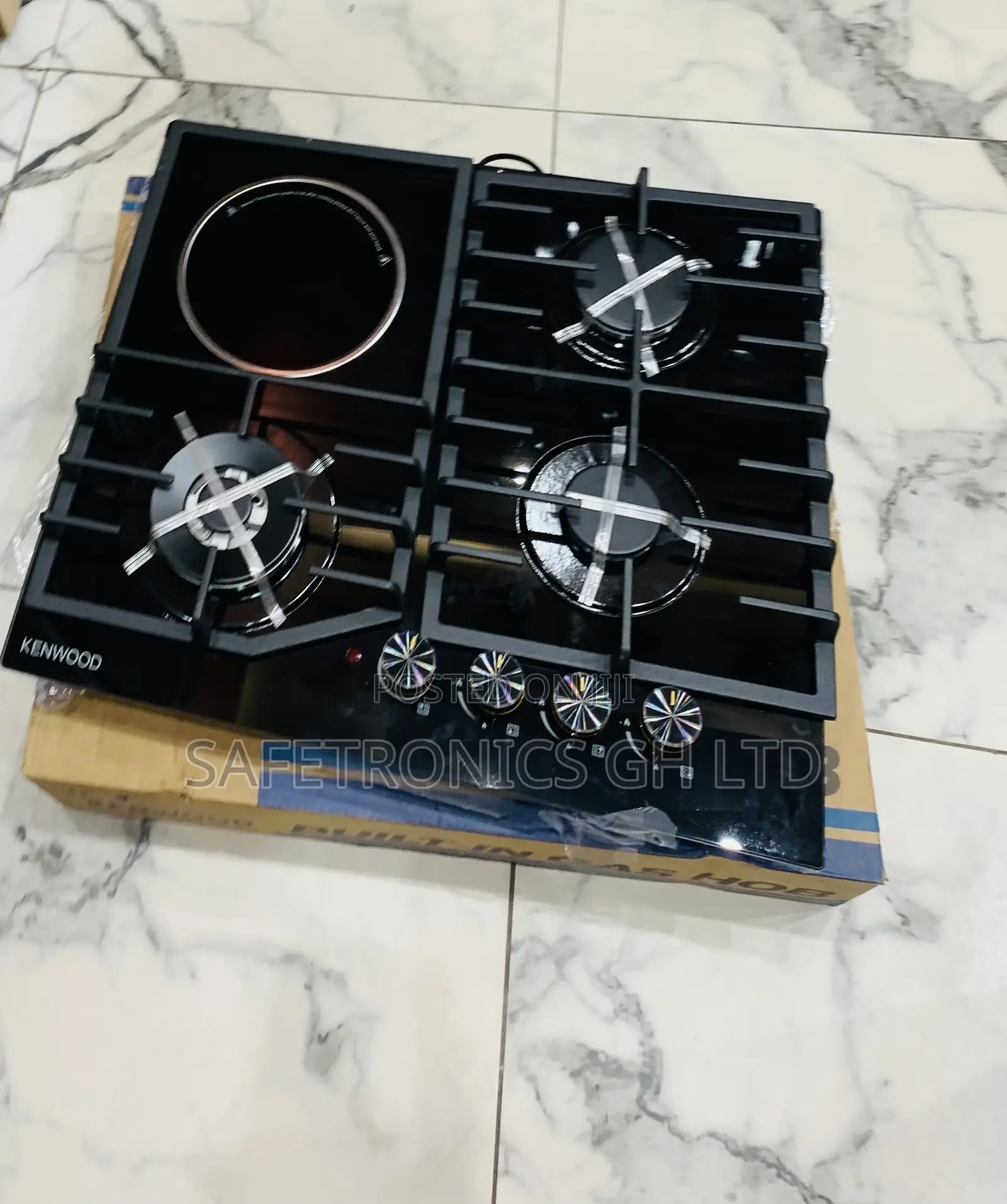 Recommend (Black) 3+1 Kenwood Glass Inbuilt 60cm Hob