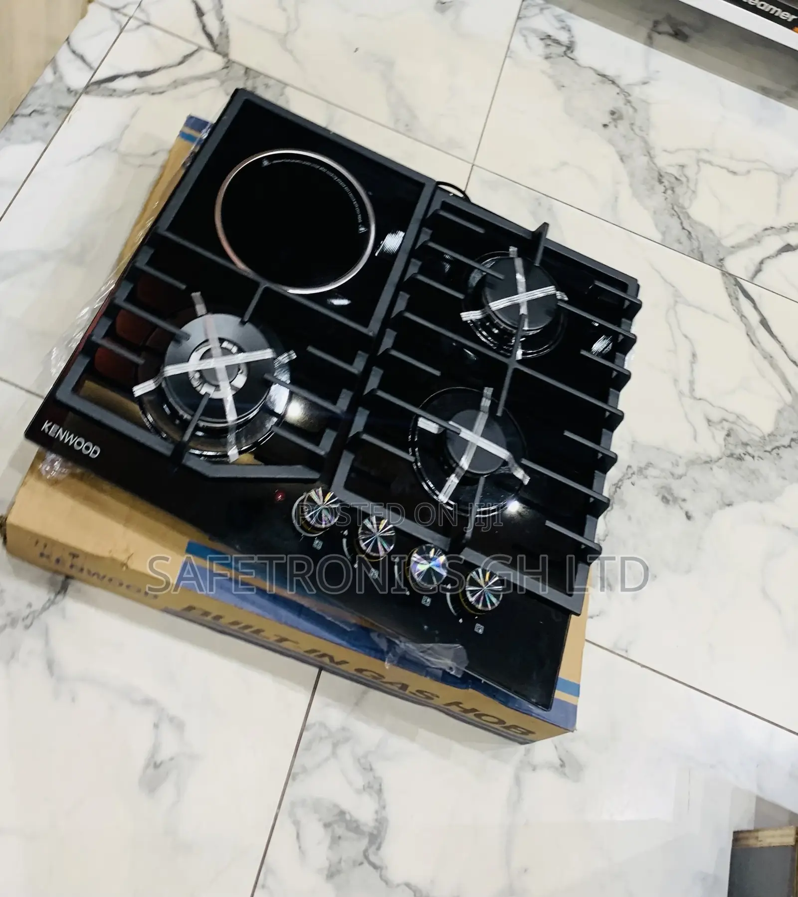 Grab Elegant 3+1 Electric Kenwood 60cm (Black) Hob