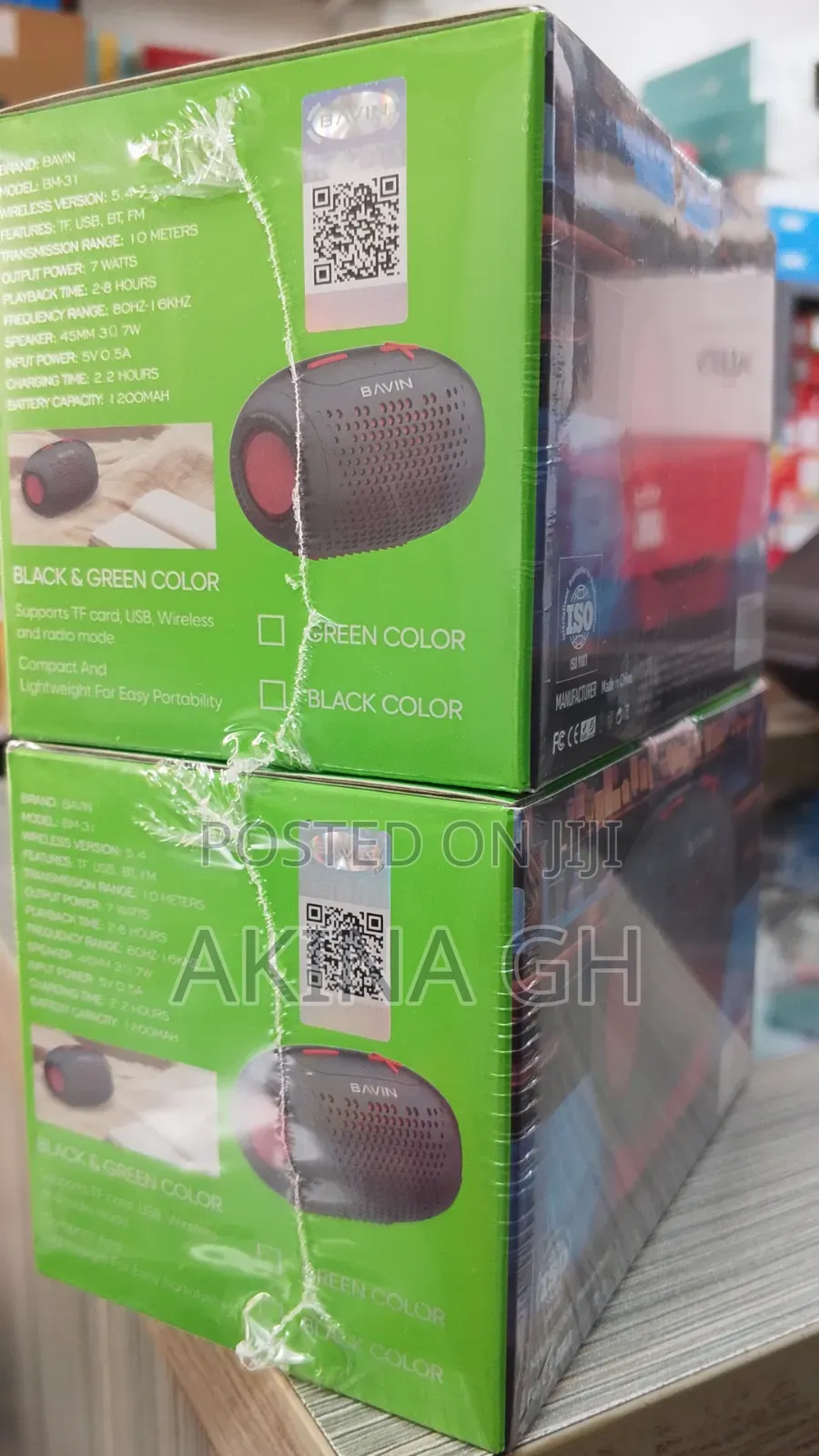 Bavin Portable Heavy Bass Wireless Speaker