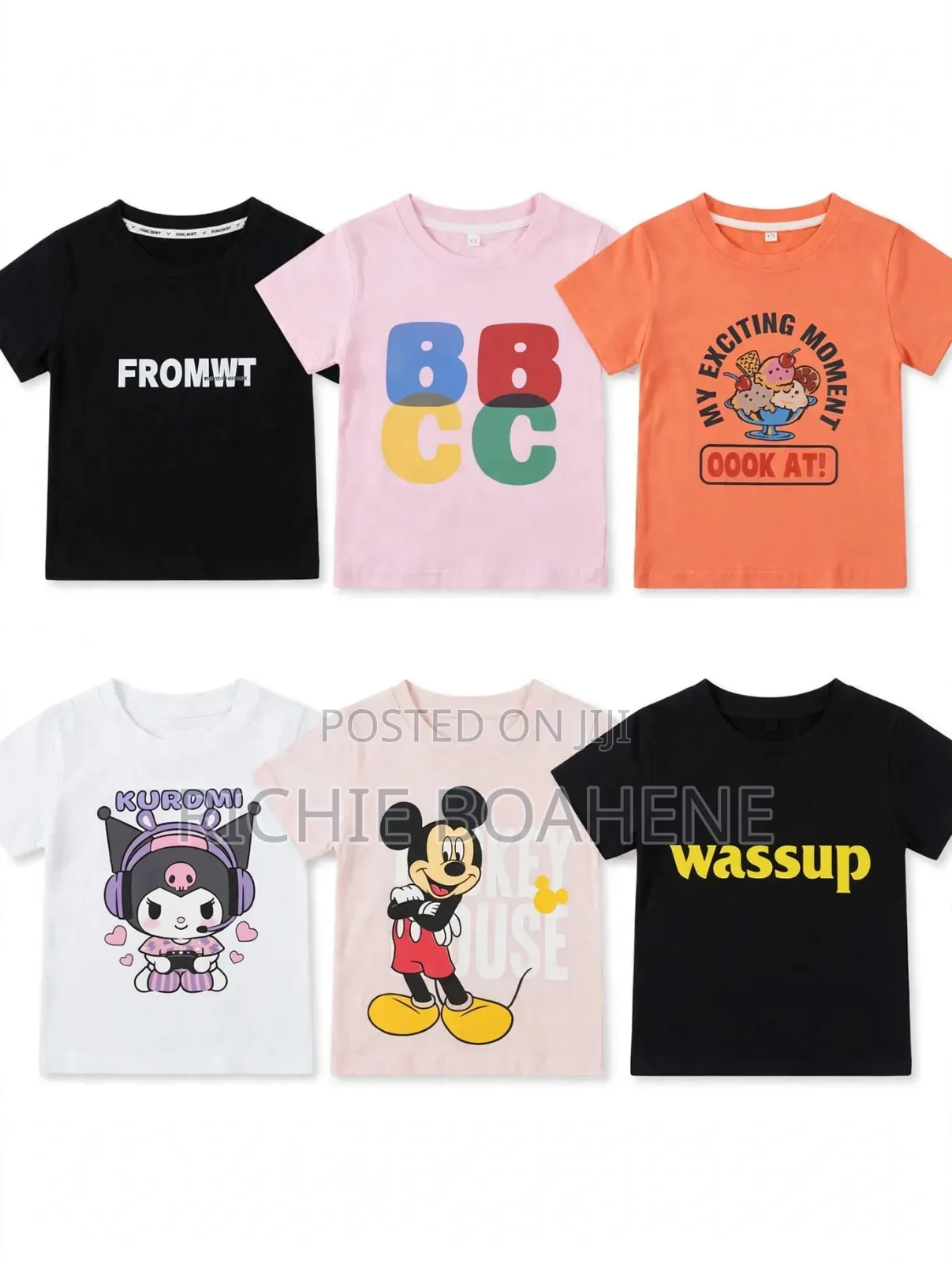Kids T Shirts 2 Years to 8 Years
