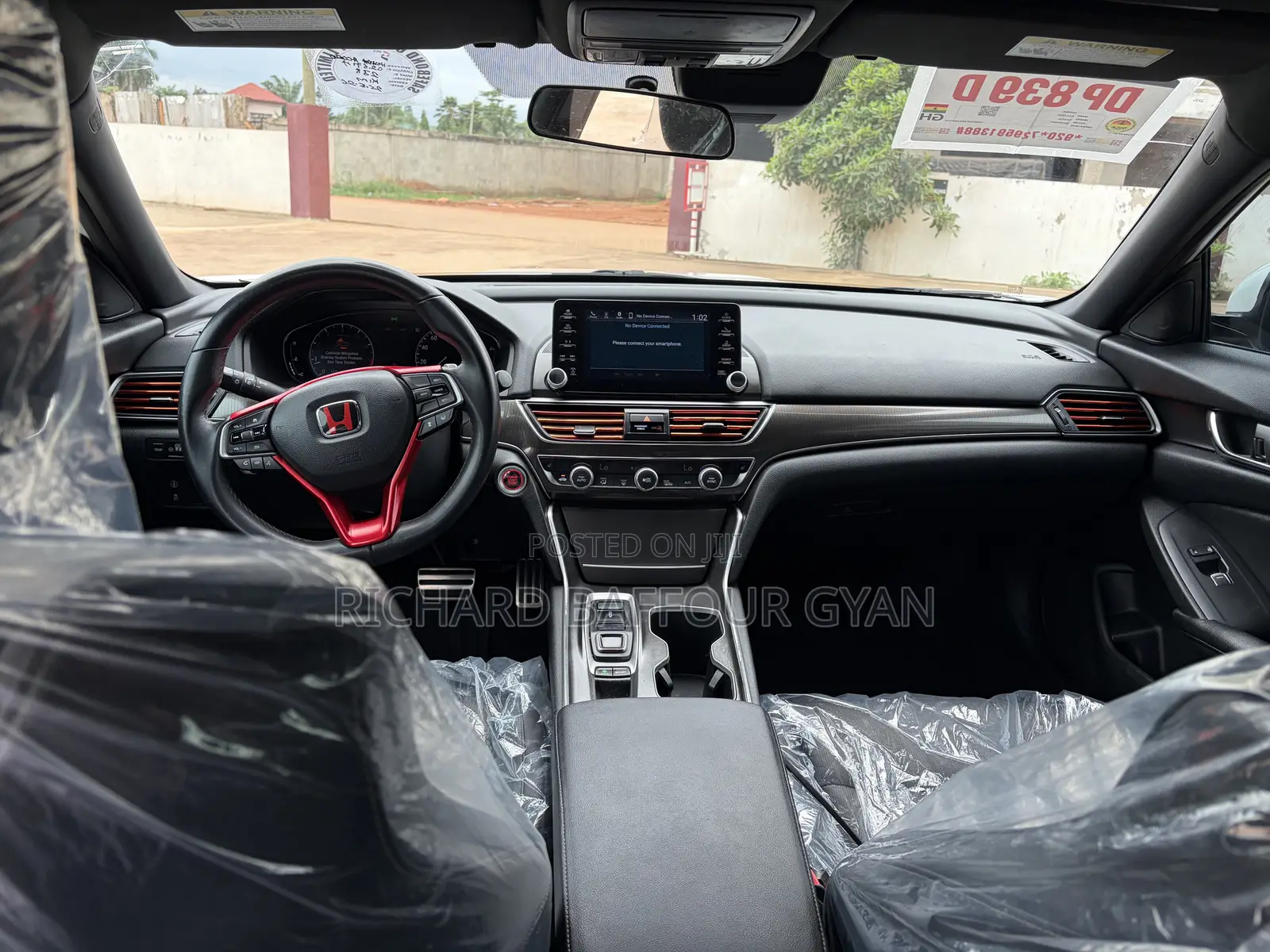 Honda Accord Sport (2.0L 4cyl Turbo 6M) 2019 White