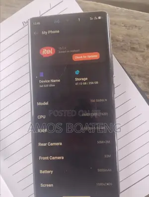 Itel S25 Ultra 256 GB Black