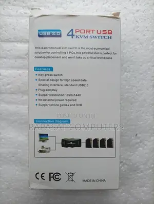 USB 4-Port KVM Splitter