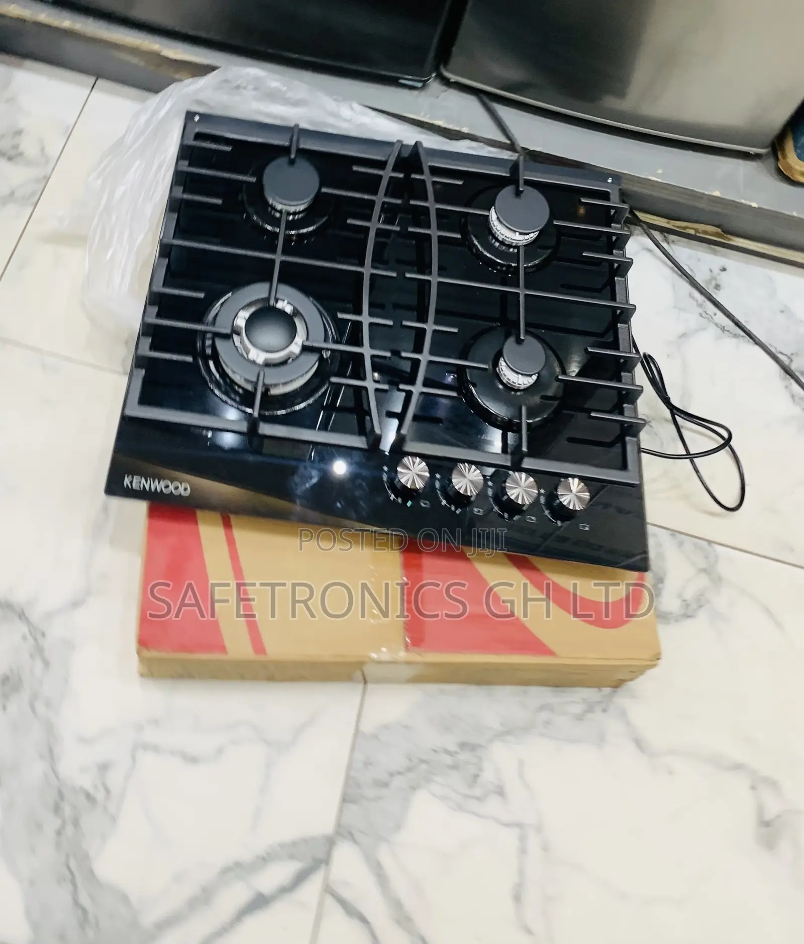 Checl Out ~ 4 Gas Hob Black Kenwood Inbuilt 60cm