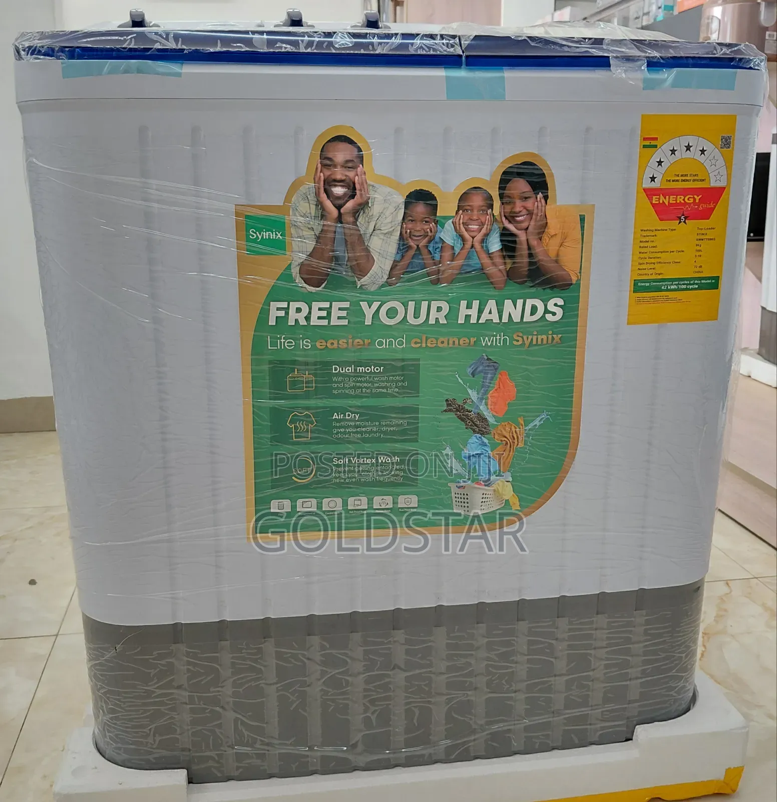 Syinix 9kg Washing Machine