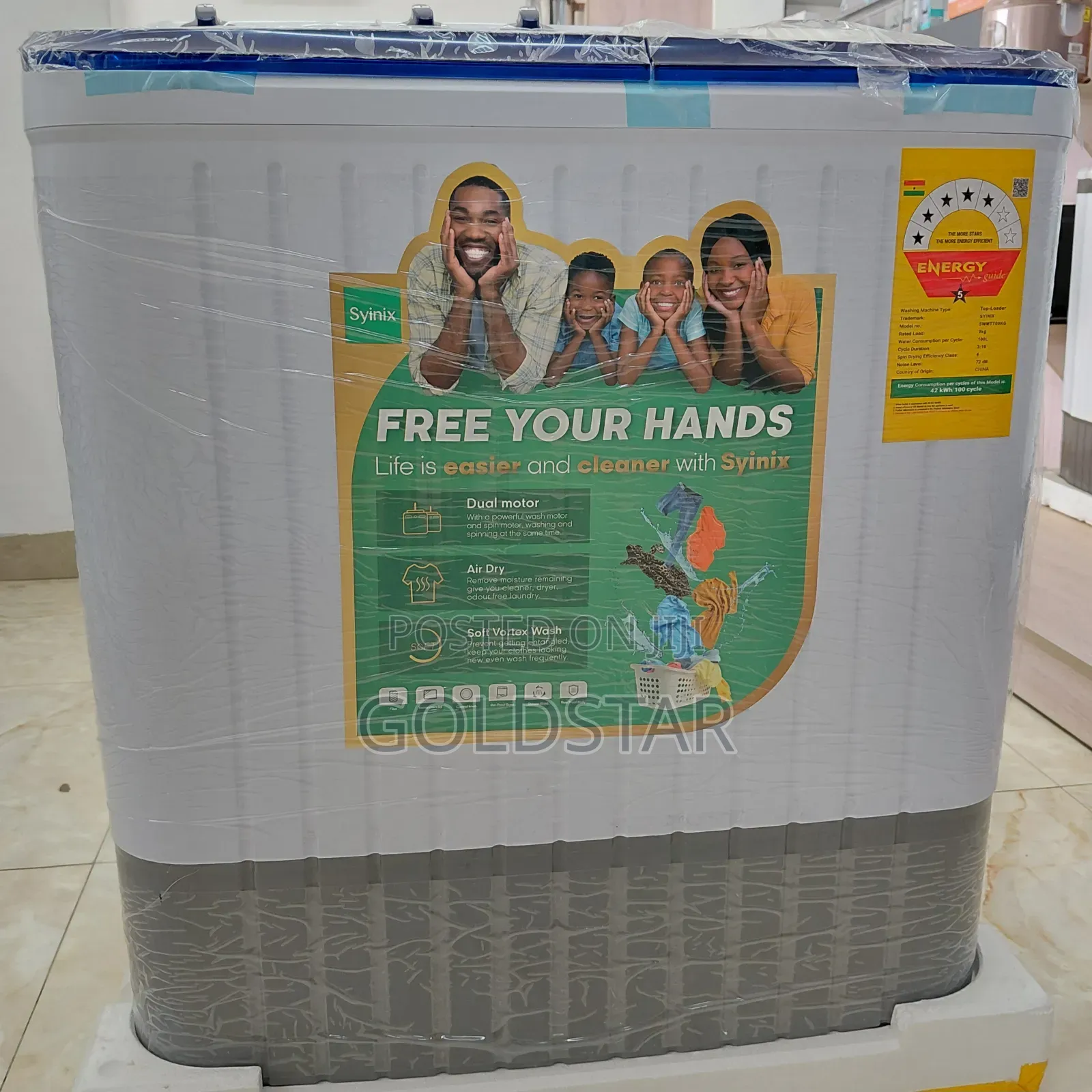 Syinix 9kg Washing Machine