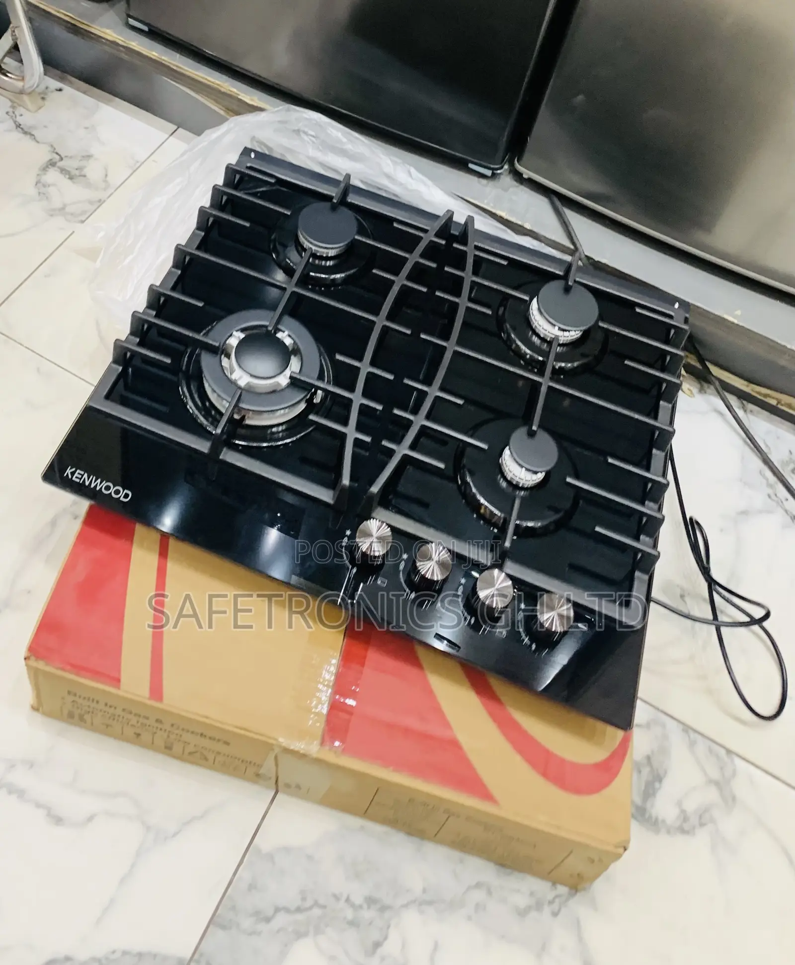 Shop Classic Inbuilt 60cm Black Kenwood 4 Gas Hob
