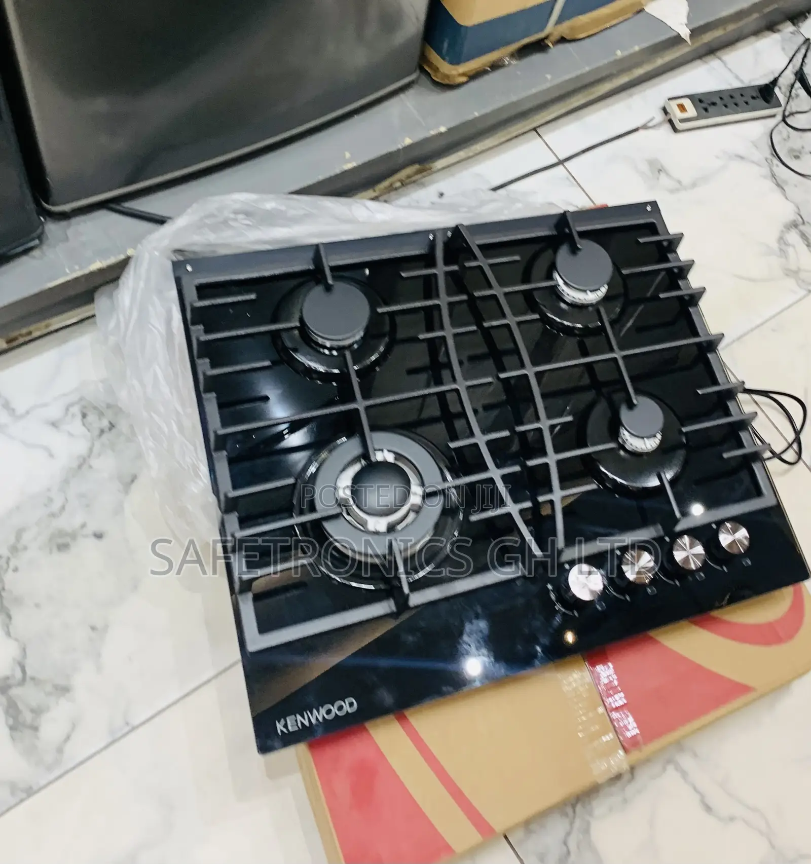 Newly Virtual Kenwood 60cm Black Inbuilt 4 Gas Hob