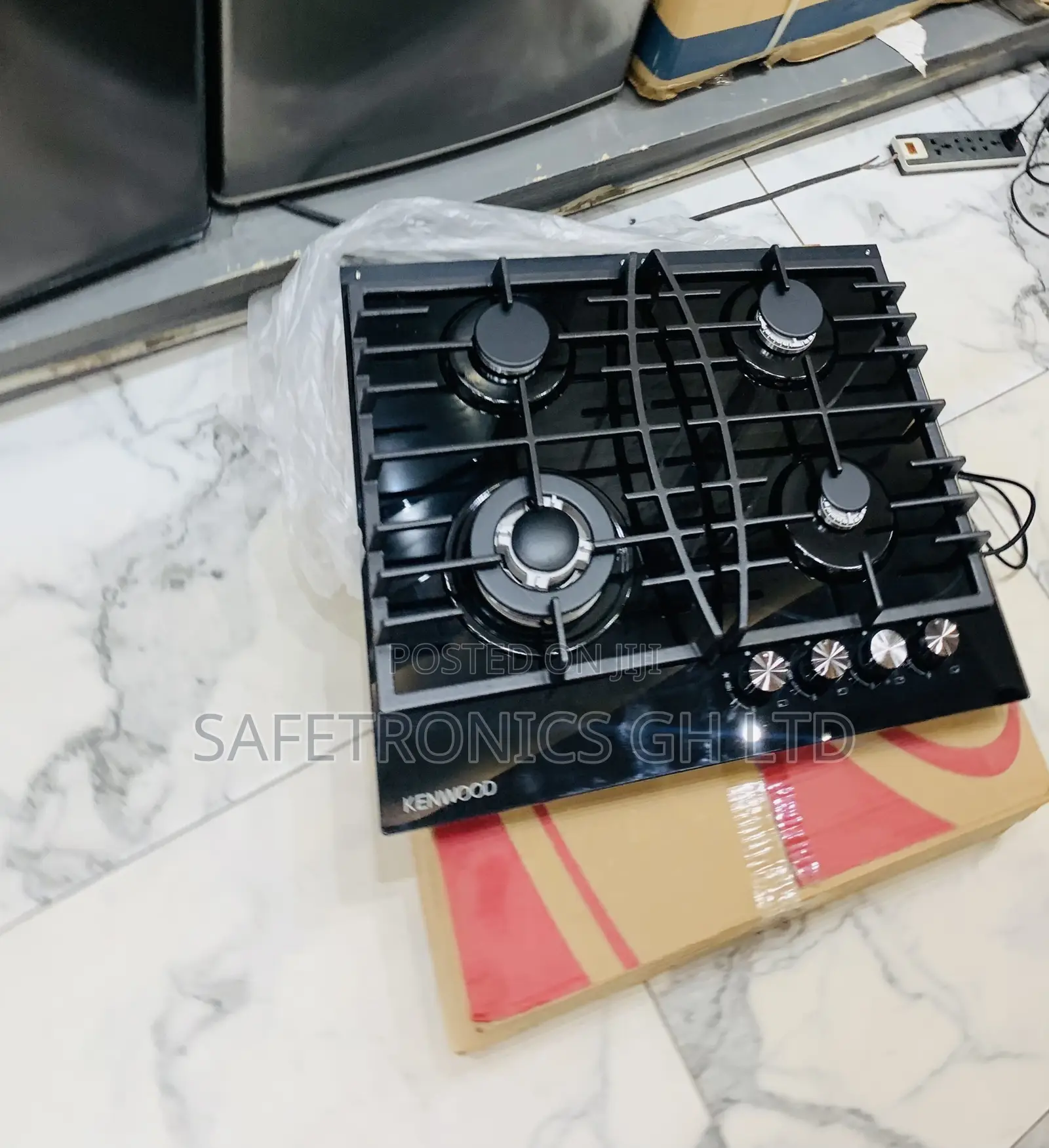 Newly Virtual Kenwood 60cm Black Inbuilt 4 Gas Hob