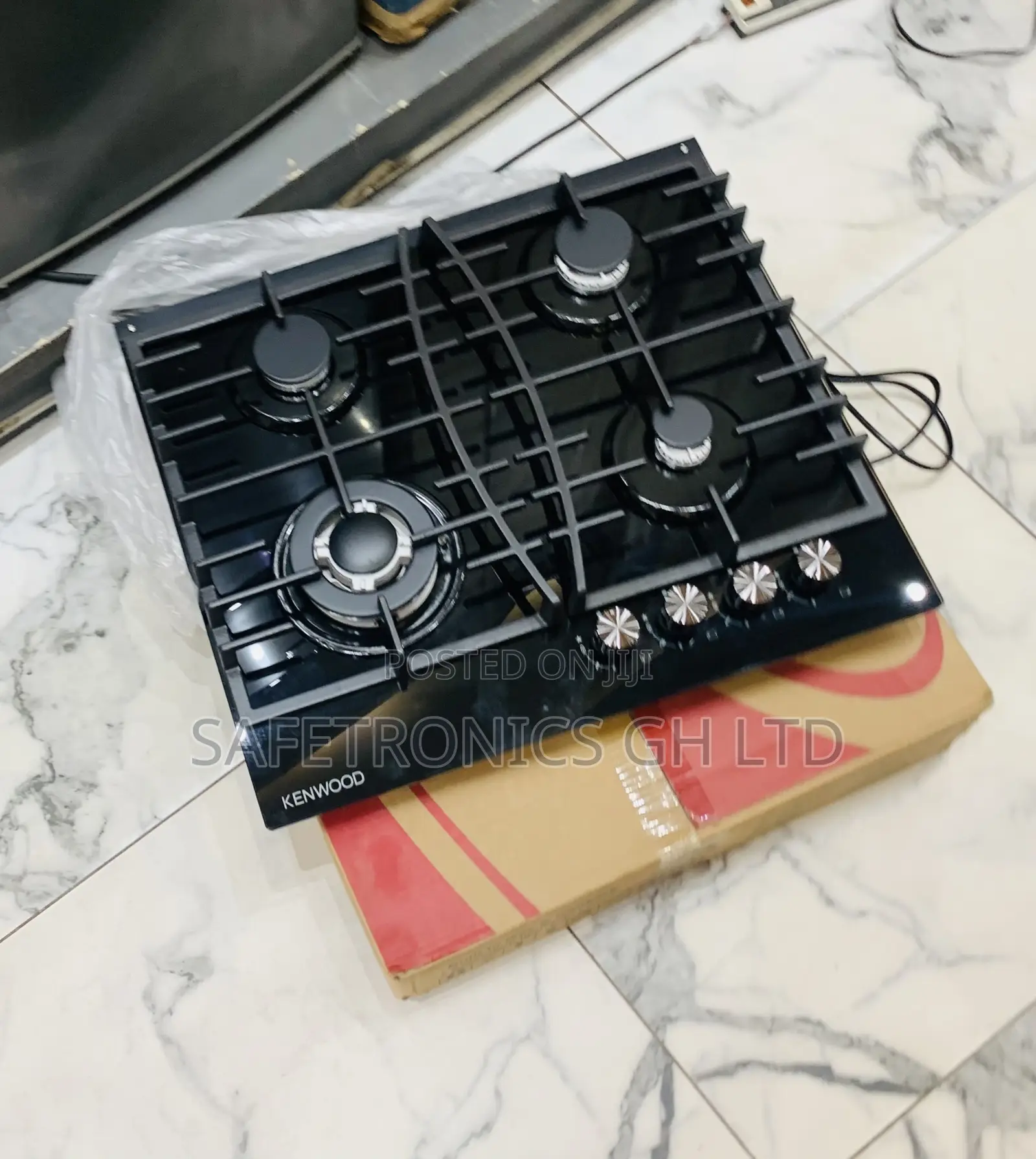 Efficient (Black) Kenwood 60cm Inbuilt 4 Gas Hob