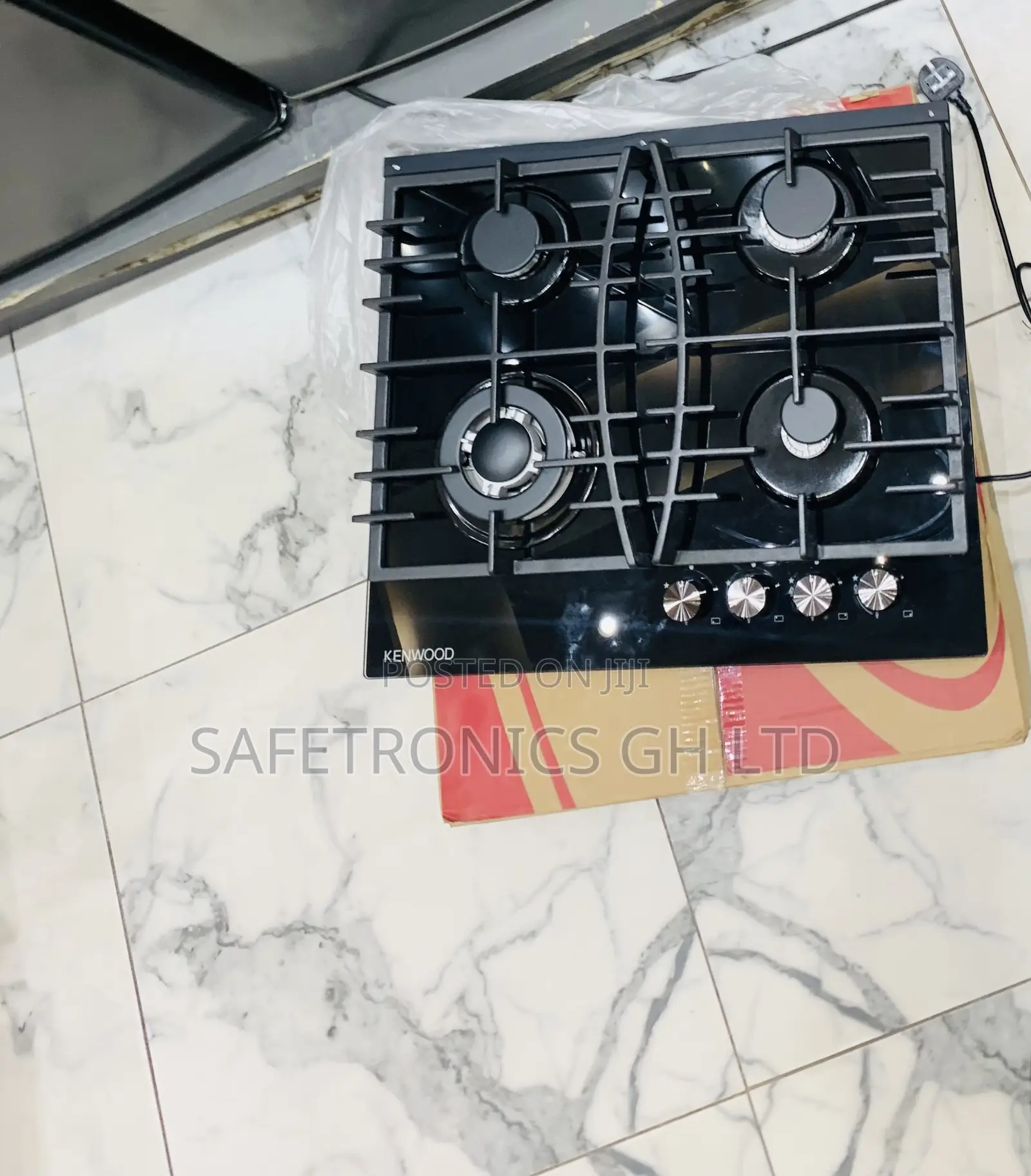 Trust Original 4 Gas Hob Kenwood Inbuilt 60cm Black
