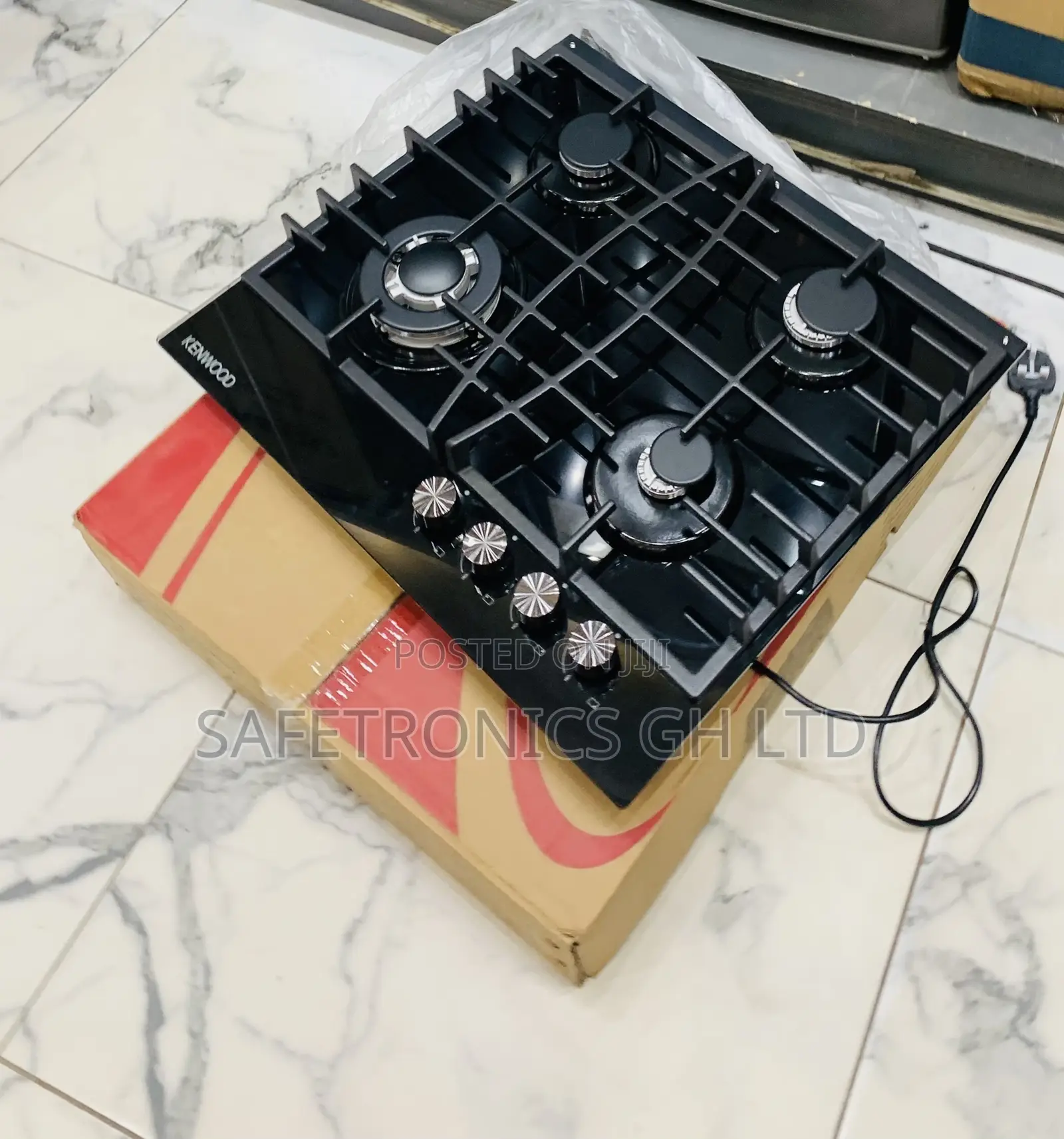 Trust Original 4 Gas Hob Kenwood Inbuilt 60cm Black