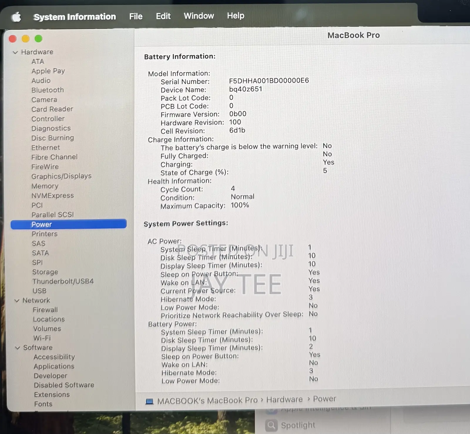 Laptop Apple MacBook Pro 16GB Apple M4 SSD 512GB