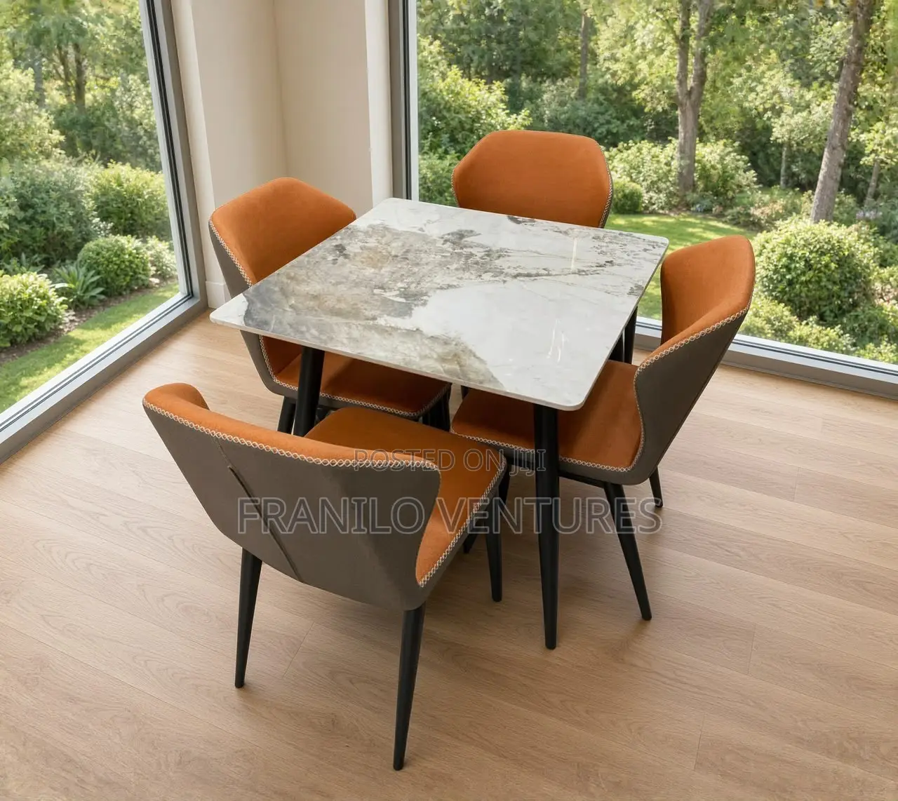 4 Seater Marble Dining Set