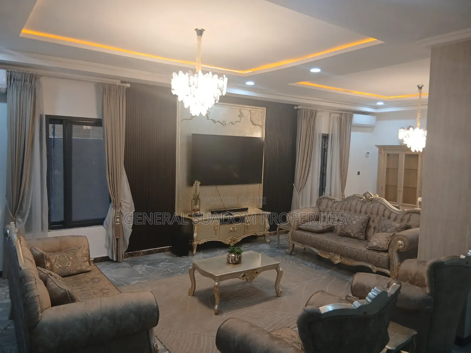 Furnished 4bdrm Duplex in Suadom Properties, Boundary Road Area