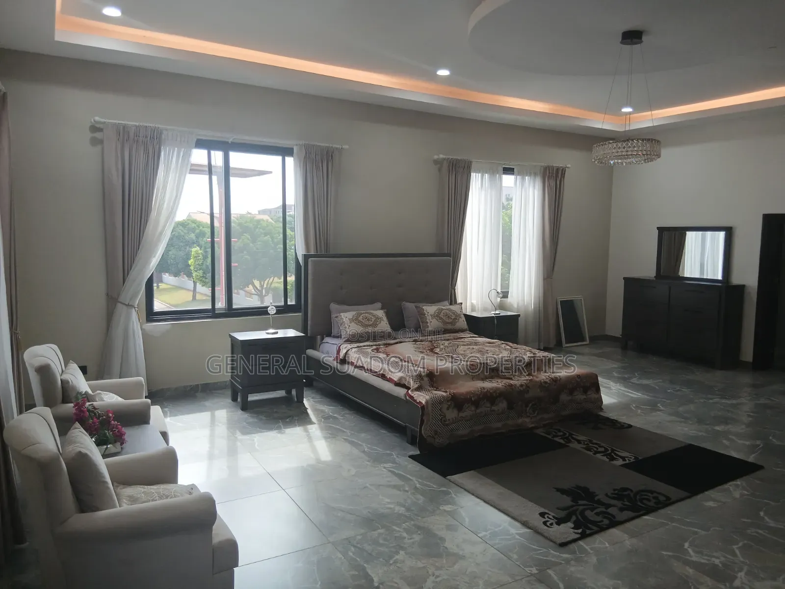 Furnished 4bdrm Duplex in Suadom Properties, Boundary Road Area