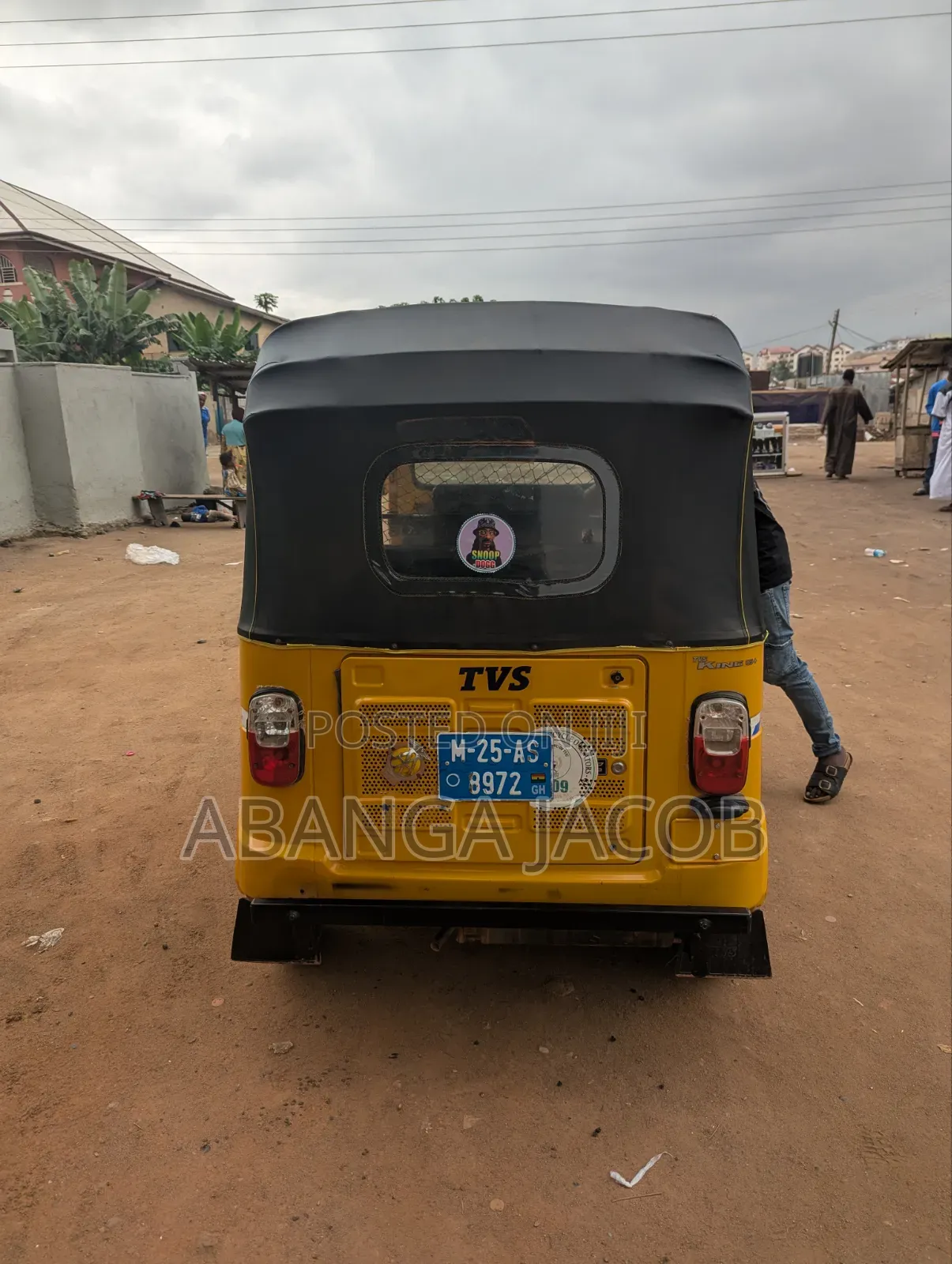 TVS King Deluxe Plus iTouch Start 2025 Yellow