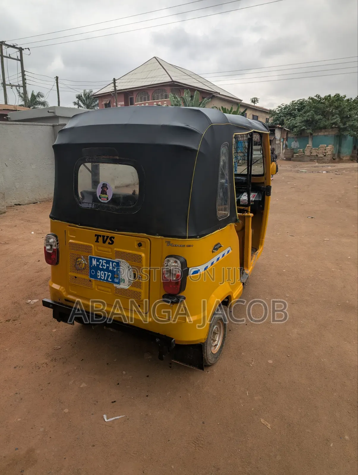 TVS King Deluxe Plus iTouch Start 2025 Yellow