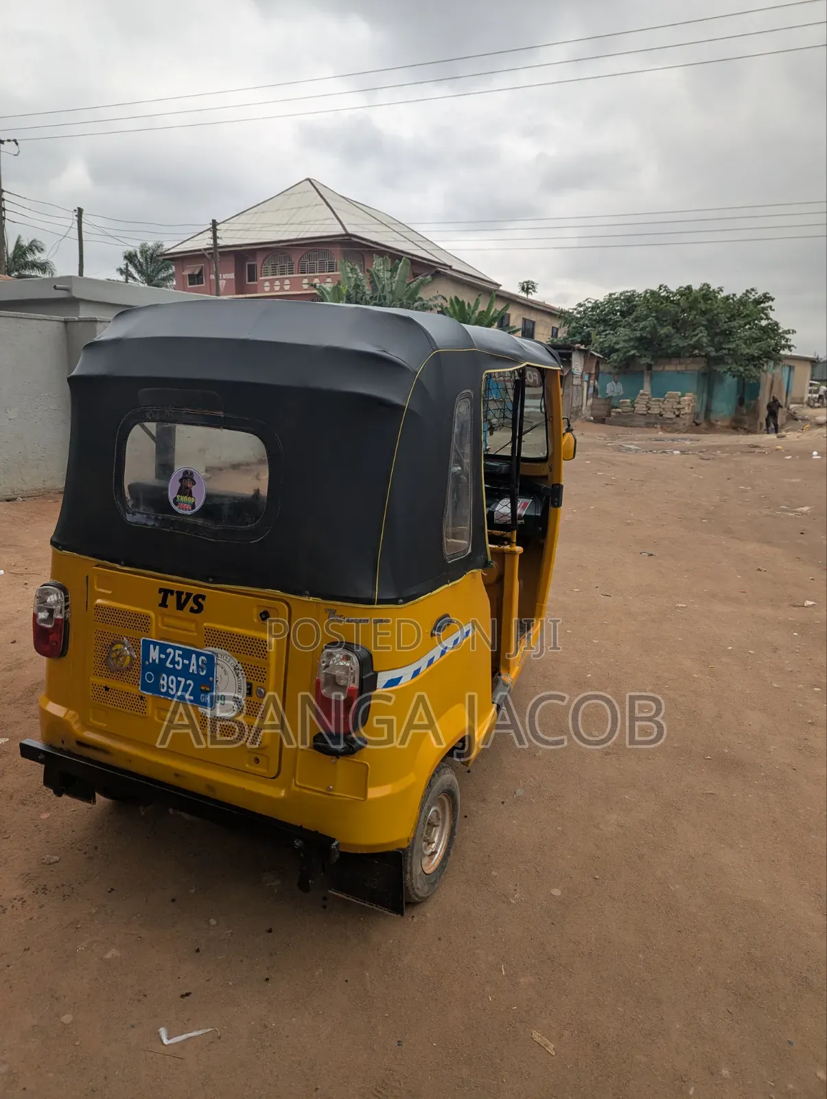 TVS King Deluxe Plus iTouch Start 2025 Yellow
