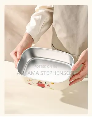 Food-Grade Stainless Steel Lunch Box, High-Value Lunch Lid, Student L