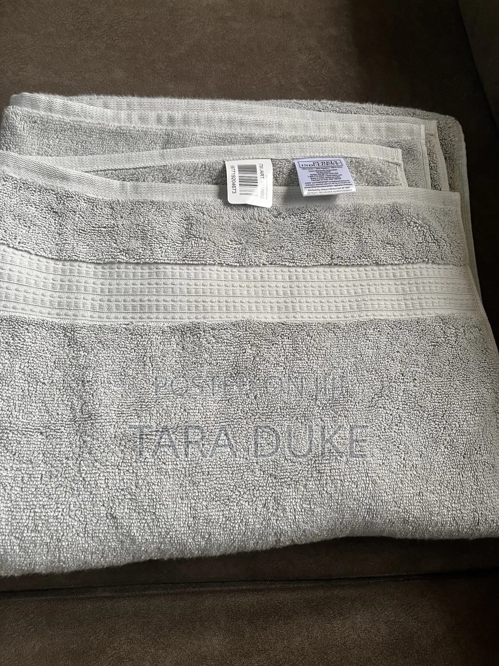 Ash Cotton Bath Towel