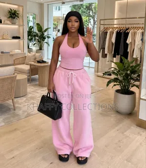 Women's Two Piece Lounch Set Top + Palazzo Trouser