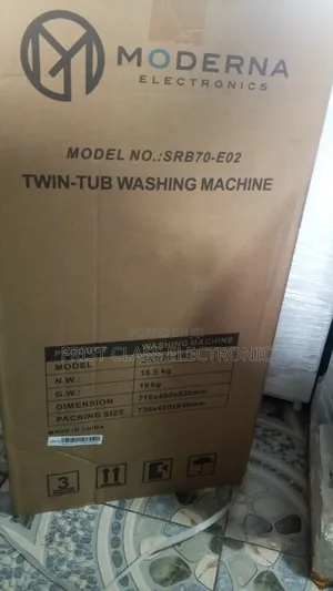 Smart Wash With Moderna Washing Machine 7kg