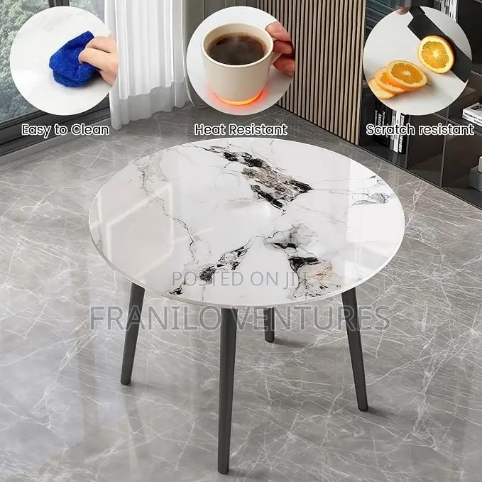 Marble Dining Set - 4 Seater
