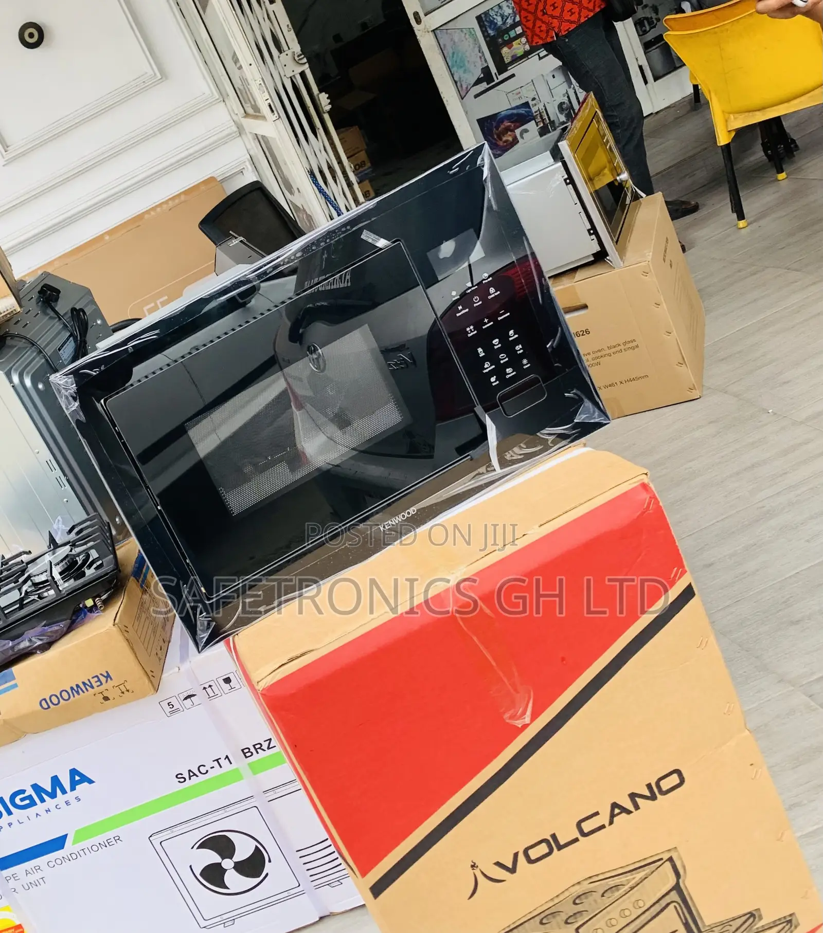 Fast Defrost ^^ Kenwood Inbuilt 60cm Black Electric Microwave