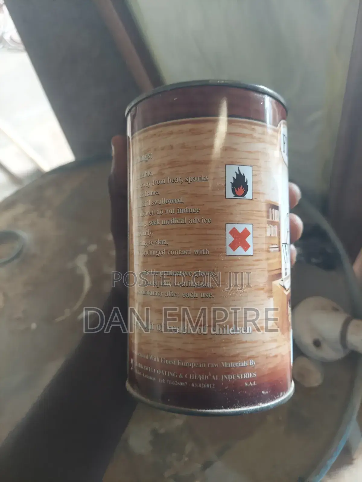 Oil Based Wood Stain. WALNUT AND BROWN