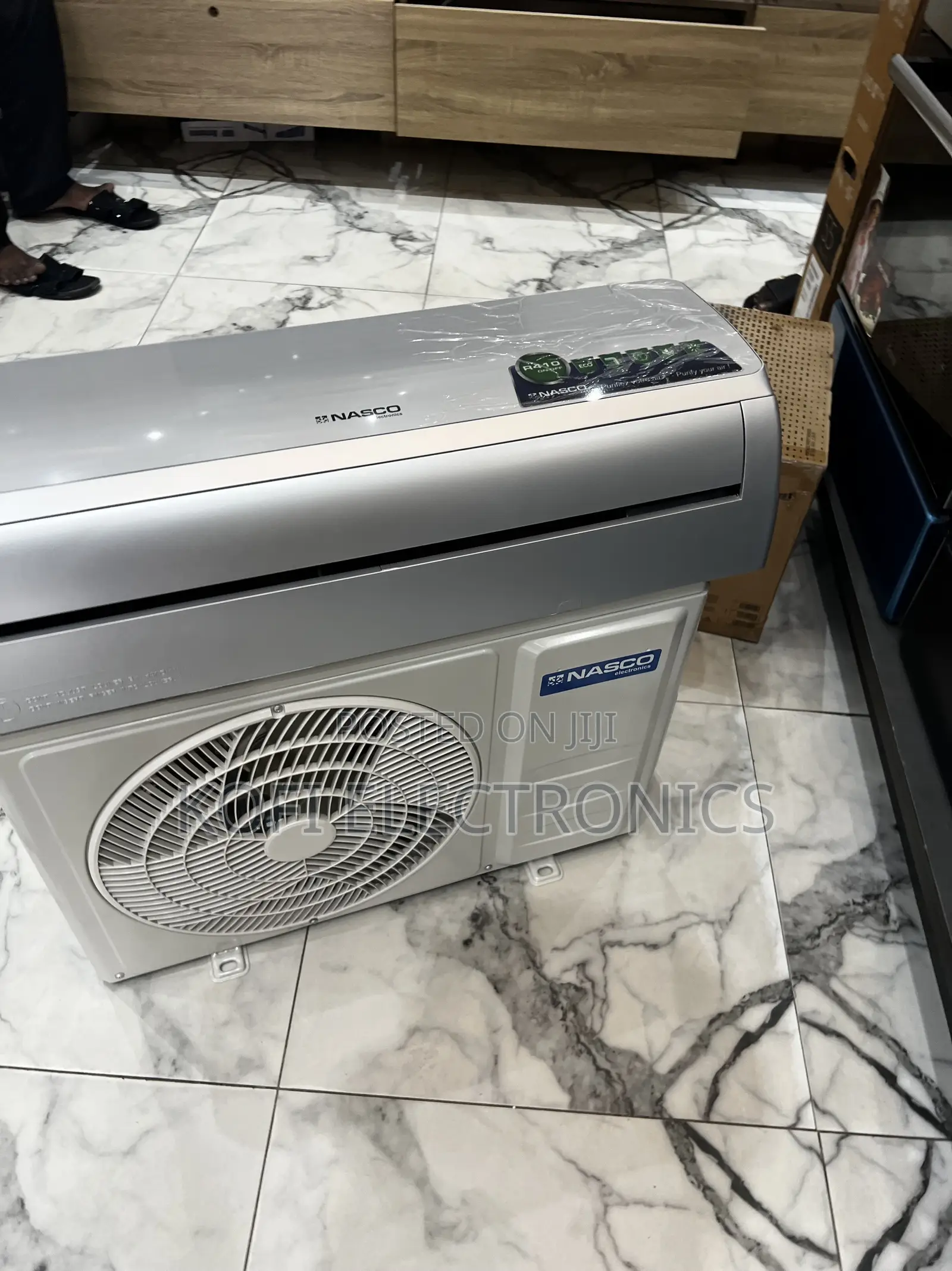 70% Energy Saving R410gas Nasco 1.5Hp AC{Silver}