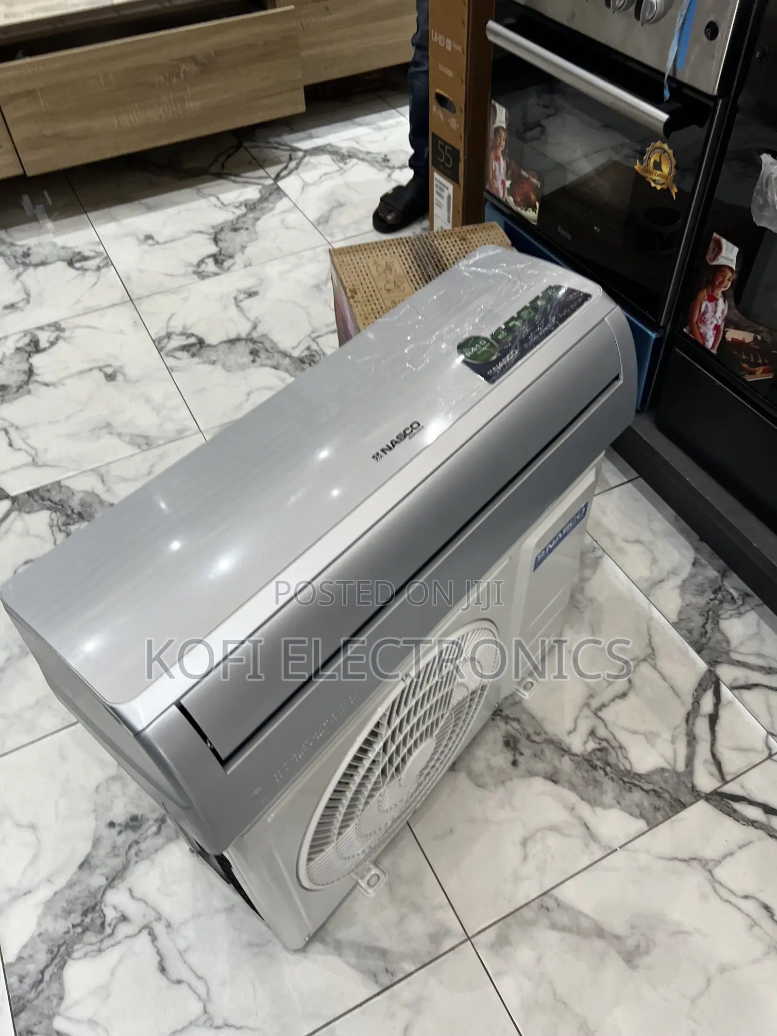 70% Energy Saving R410gas Nasco 1.5Hp AC{Silver}