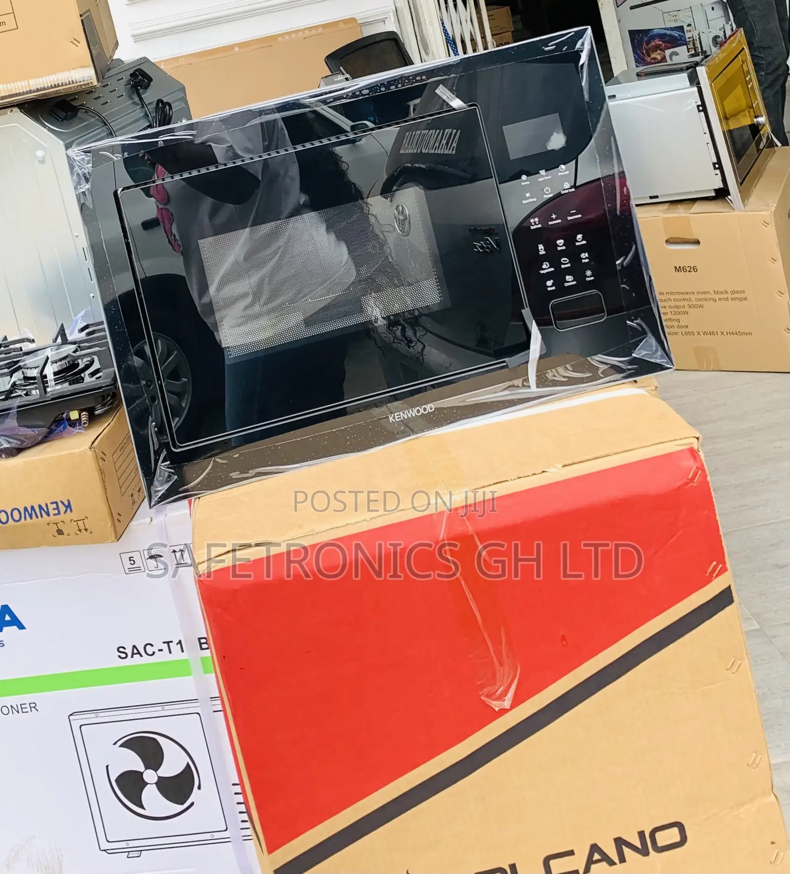 Reliable Sleek << Black Inbuilt 60cm Kenwood Electric Microwave