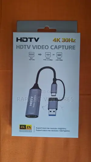 HDMI Video Capture Card With USB and Type-C Connection