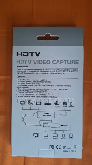 HDMI Video Capture Card With USB and Type-C Connection