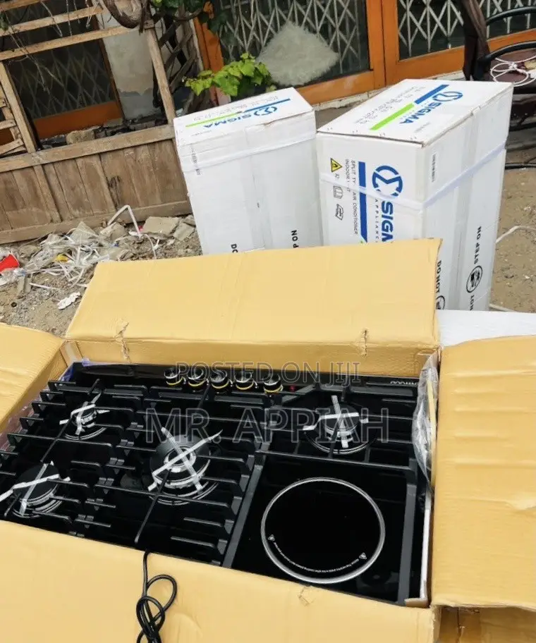 Efficient Kenwood 90cm 4 Gas + 1 Electric Hob(Mirror)