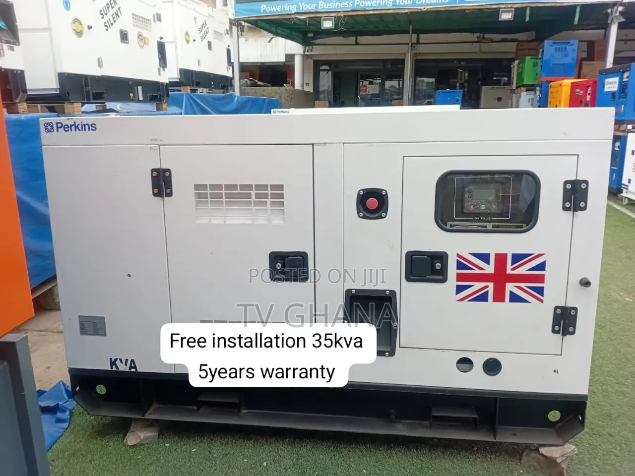 Heavy Duty Perkins 35kVA Diesel Genset – Reliable Power Anytime 35kva
