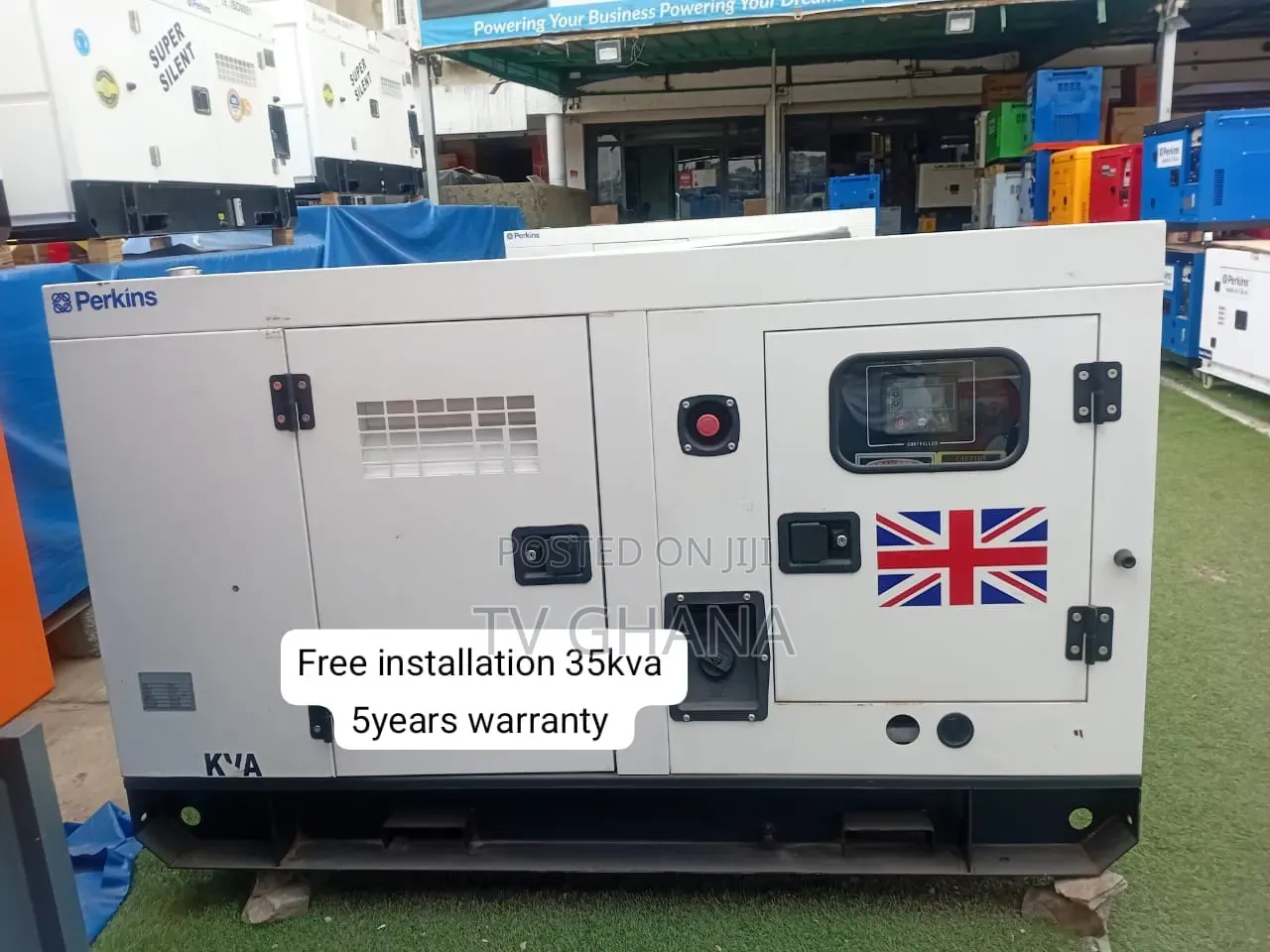 Heavy Duty Perkins 35kVA Diesel Genset – Reliable Power Anytime 35kva