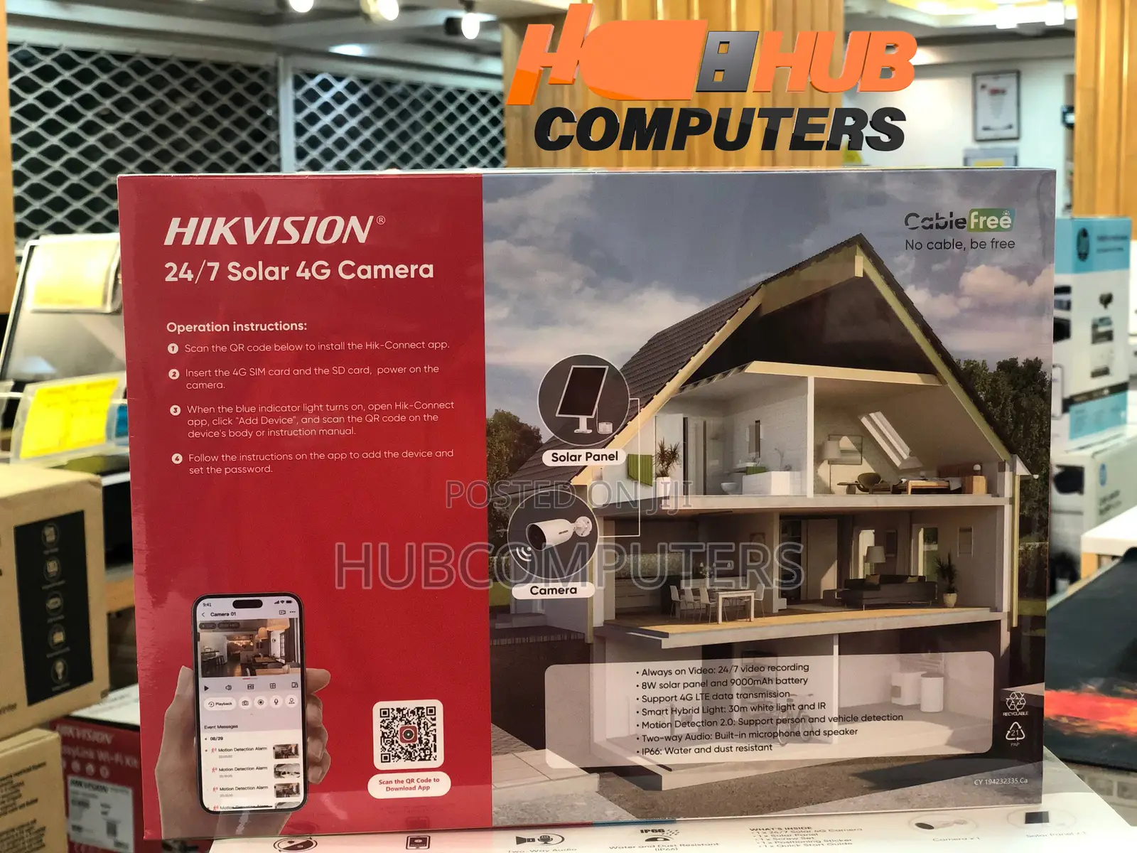 Hikvision DS-2CFS04/4G Solar Network Camera