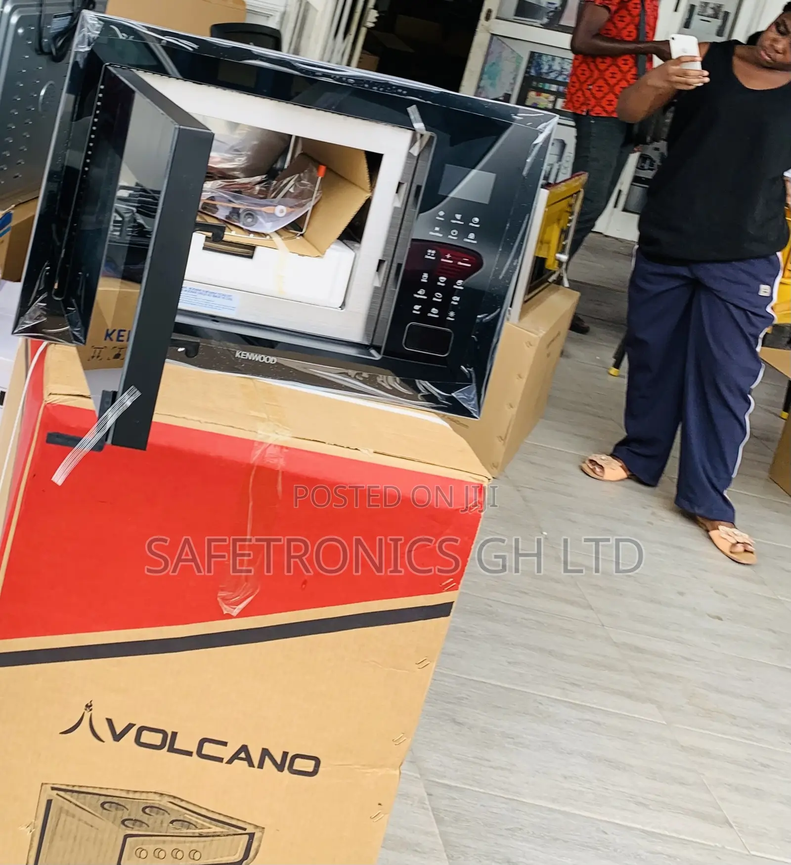 Kindly Shop Electric 60cm Inbuilt Black Kenwood Microwave