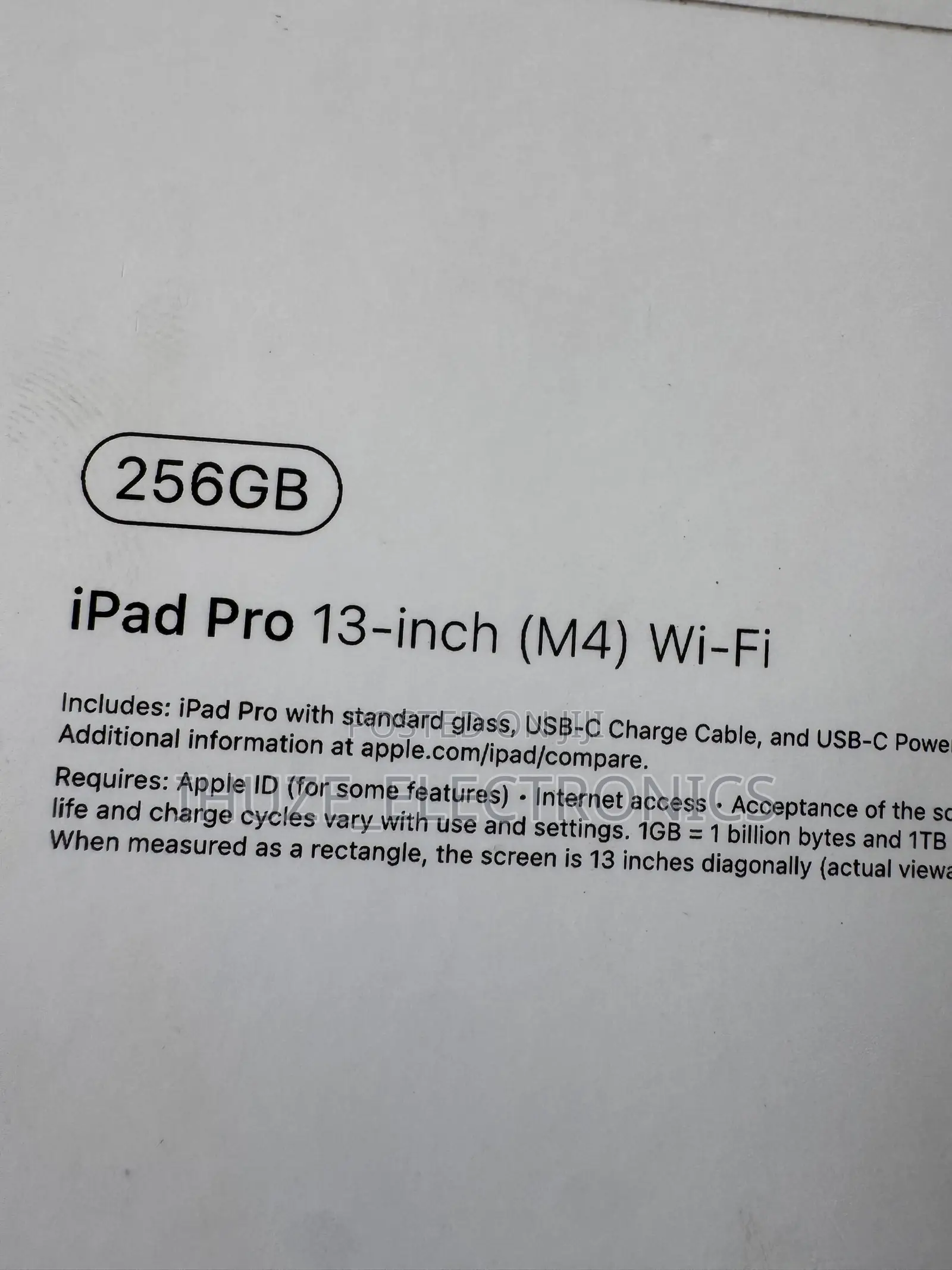 Apple iPad Pro 13 (2024) 256 GB Black