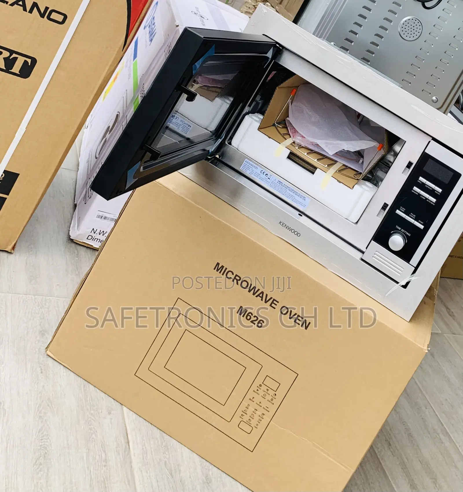 Secure (Sliver) Electric Kenwood Inbuilt Microwave