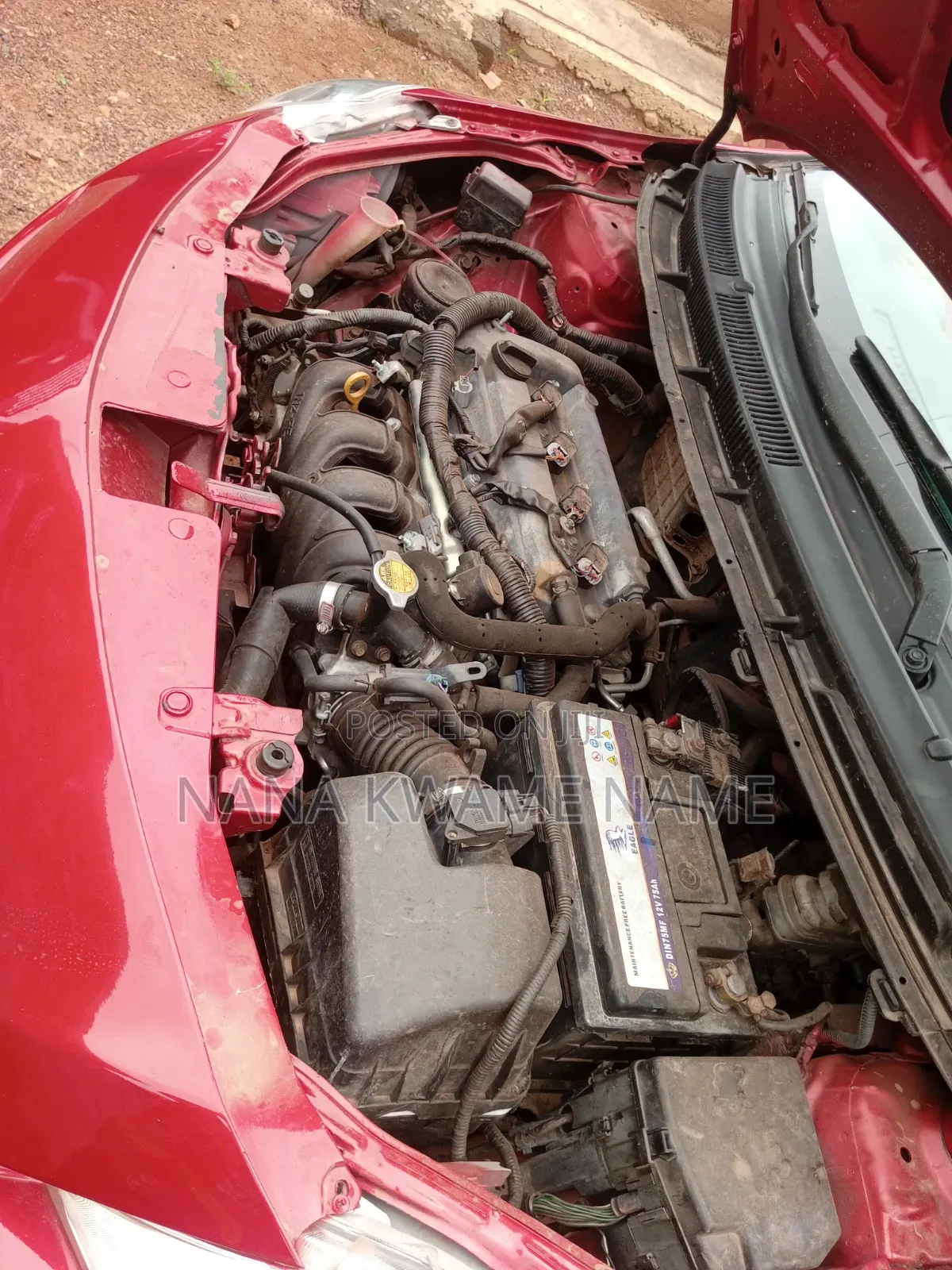 Toyota Yaris 2010 Red