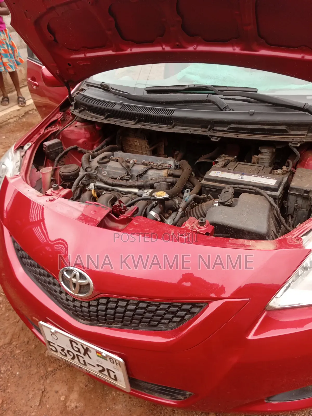 Toyota Yaris 2010 Red