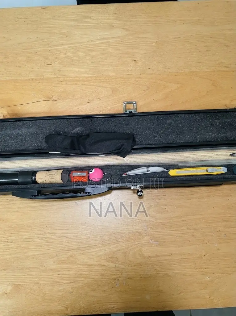 Professional 3/4 Split Ash Wood Snooker Pool Cue Set With Hard Case