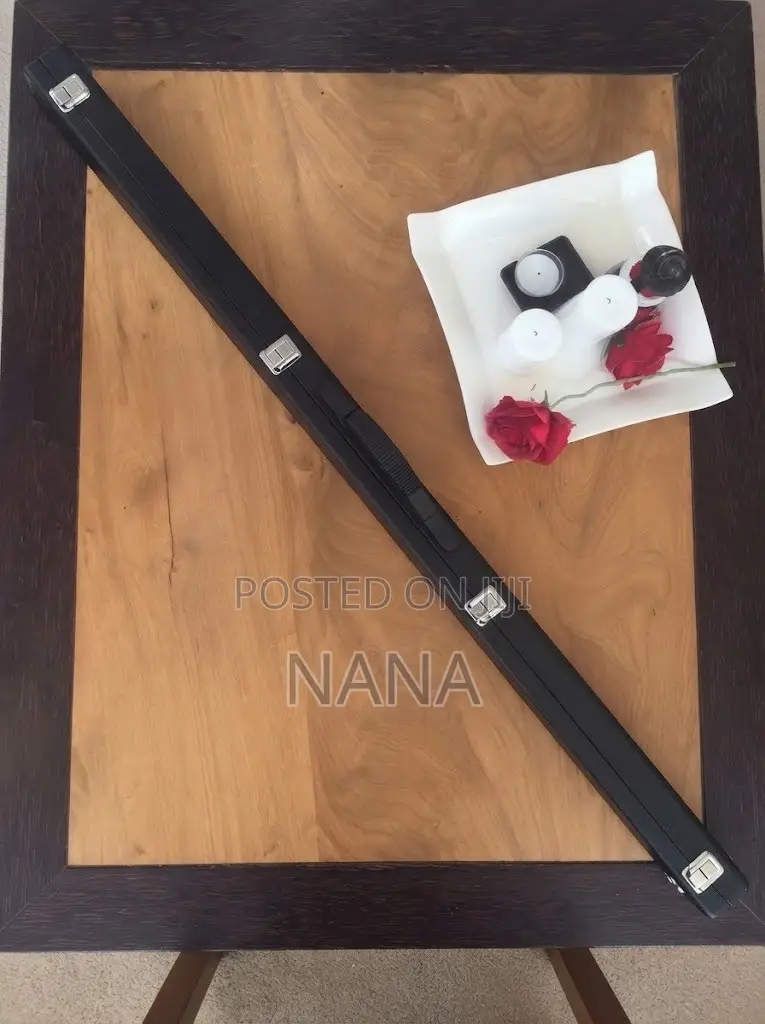 Professional 3/4 Split Ash Wood Snooker Pool Cue Set With Hard Case