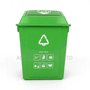 Waste Bin 25L Size (Blue,Grey,Green)