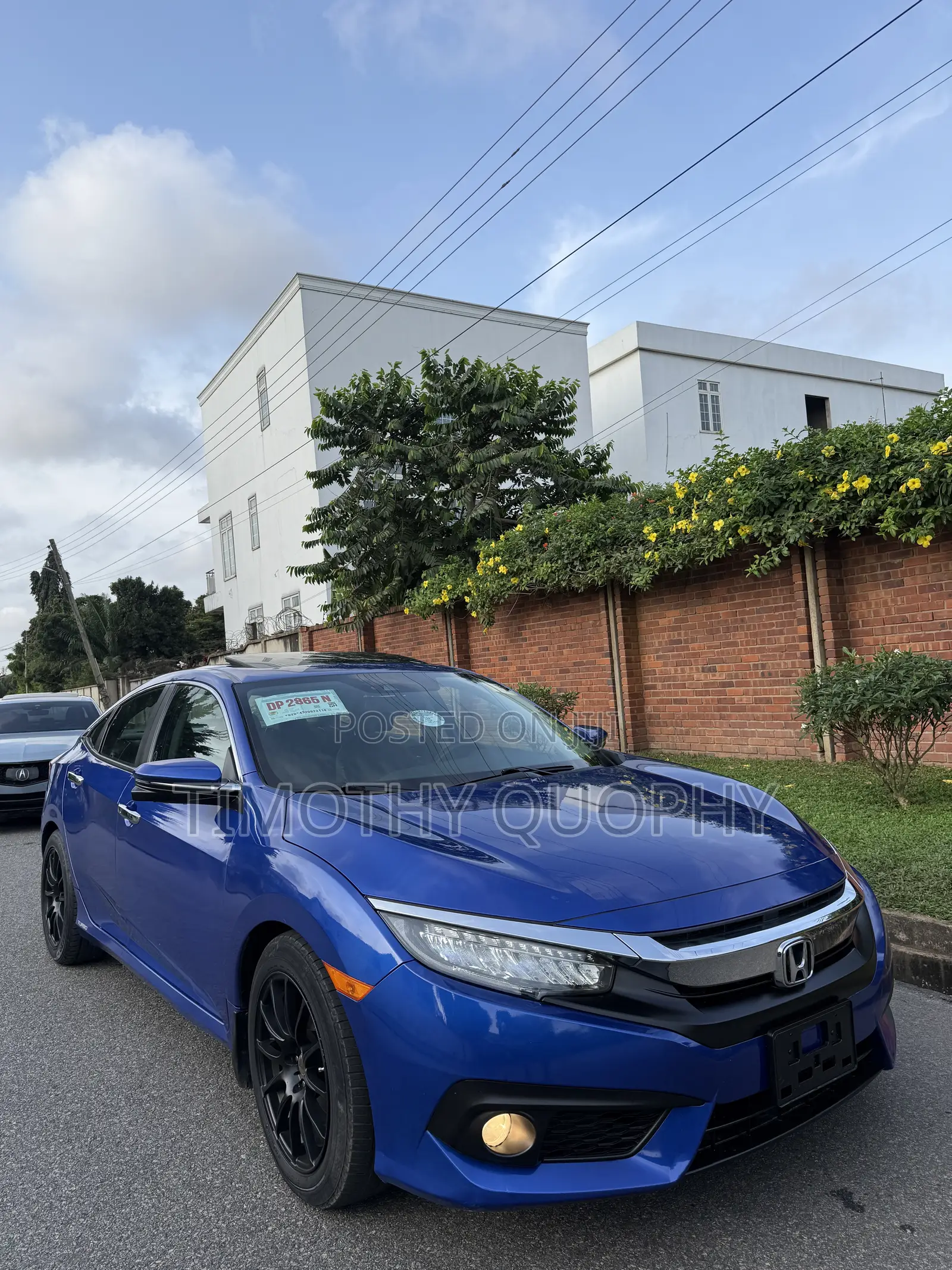 Honda Civic Touring 4dr Sedan (1.5L 4cyl) 2017 Blue