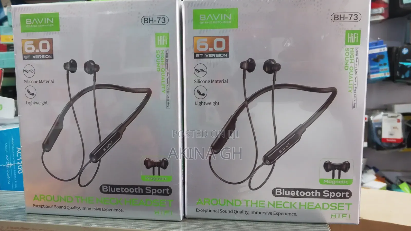 Bavin Bluetooth Neck Headset/ Bluetooth Necklace